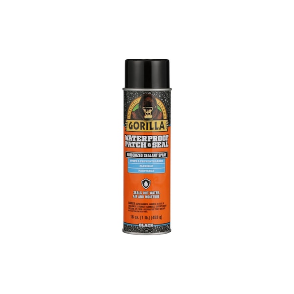 Gorilla Glue Gorilla Black Rubber Waterproof and Sealer 16 oz 104052 - main